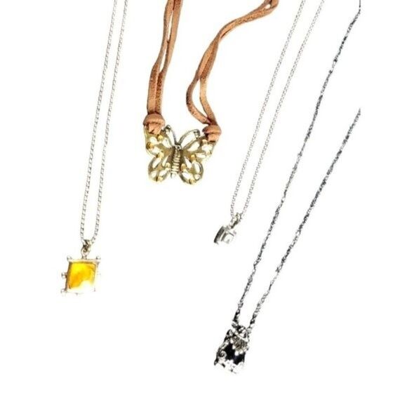 VINTAGE Pendant Necklace Y2K Collection- Avon Norstrom Butterfly & West Germany